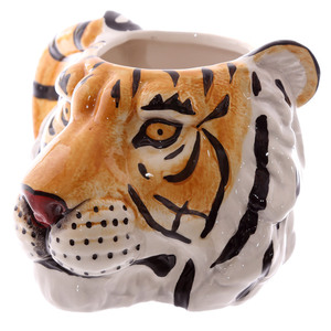 Taza de Cerámica <span class=keywords><strong>con</strong></span> Diseño 3D de Animales, Tigre, Lobo, León, <span class=keywords><strong>Bulldog</strong></span>, Pug, 2023 - Product Image 4