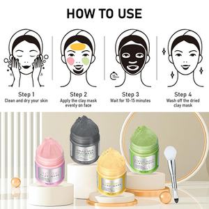 Kit de mascarilla facial de arcilla con etiqueta privada personalizada de fábrica OEM - Product Image 6