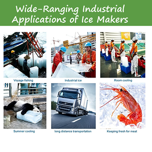 Máquinas industriales profesionales impulsadas por motores, fabricadas en China, máquina automática para hacer hielo en tubos de 30 toneladas. - Product Image 6