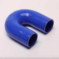 Tuyau coudé en silicone à 180 degrés résistant aux hautes températures pour radiateur et système turbo