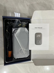 Gonfleur <span class=keywords><strong>de</strong></span> pneus électrique sans fil rechargeable 150 PSI, mini compresseur portable pour vélo et voiture, outil d'urgence - Product Image 6