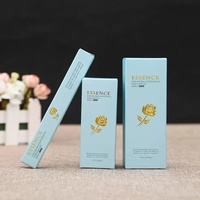 Boîte en carton personnalisée découpée sur mesure avec contour imprimé décoratif pour gamme cosmétique