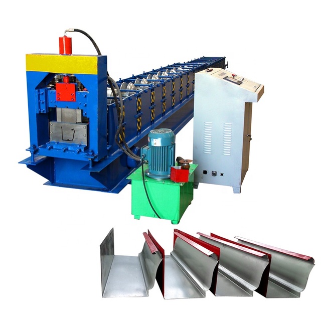 Hot Sale Steel Seamless Water Rain Gutter Tube Making Roll Forming Machine with Pump for Roof Use