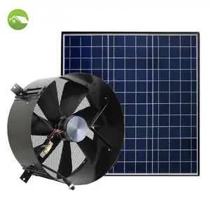 畅销40w 12英寸通风工具太阳能通风墙风扇太阳能壁式排气扇