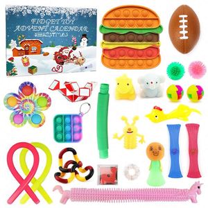 JYTZ0092 Jouets anti-stress à bulles grandes, nouveauté, pack de porte-clés calendrier de l'Avent, coque de téléphone en forme de cœur pour adulte, en plastique et caoutchouc - Product Image 3