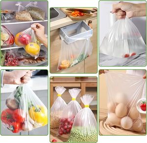 ถุงพลาสติกใส LDPE สีธรรมชาติ พิมพ์ออฟเซ็ต สำหรับเก็บอาหาร เนื้อสัตว์ ถั่ว สำหรับร้านเบเกอรี่ ซูเปอร์มาร์เก็ต ธุรกิจขนาดเล็ก - Product Image 4