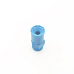Buse de filetage en plastique bleu, 46mm, 28 L/min, filetage 1/2, cône complet