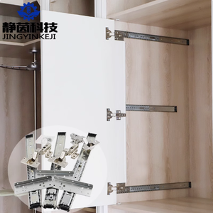 Phong cách mới TV trượt đường sắt đẩy và kéo ẩn đường sắt hướng dẫn lên và xuống các tủ cửa theo dõi cho tường Tủ rượu tủ - Product Image 5