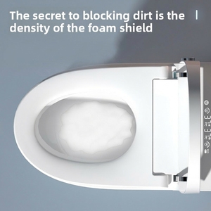 Les designers recommandent la <span class=keywords><strong>toilette</strong></span> intelligente <span class=keywords><strong>de</strong></span> dernière génération pour les familles européennes et américaines, avec siège chauffant, couvercle automatique et télécommande. - Product Image 2
