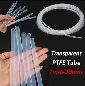 High Quality Ptfe Pipe Virgin Aerospace Industries Flexible PTFE Hose Bowden Tube 3D Printer Fittings