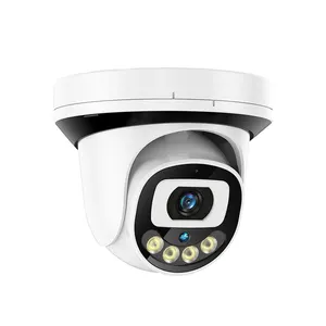 H .265 6MP高清摄像机运动检测安全IP摄像机双阵列发光二极管红外/彩色夜视支持NVR音频记录