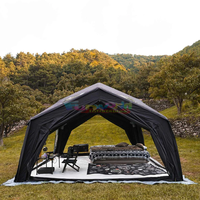 Vente en gros de tente gonflable 420d quatre saisons, tente de camping pneumatique, gonflable portable, classique, avec pompe à air électrique