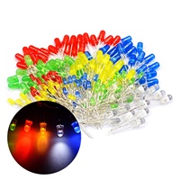 Diode électroluminescente F5 F3, 3mm, 5mm, Kit assorti, blanc, vert, rouge, bleu, jaune, Orange, rose, violet, blanc chaud, à monter soi-même
