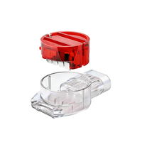 Connecteur de raccordement de câble téléphonique K3, terminal 3 voies à double lame, pour fils IDC à sertir de 0,4-0,9 mm, 100 pièces/paquet pour réseau local (LAN)