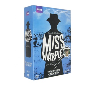 Fabricante personalizado DVD CONJUNTOS EN CAJA PELÍCULAS Programa de televisión Película Disco Duplicación Fábrica de impresión al por mayor Miss Marple Temporada 1-3 9DVD - Product Image 1