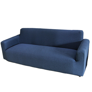 Copridivano Moderno Blu di Alta Qualità in Spandex, per Divani a Due e Tre Posti, con Braccioli Elasticizzati - Product Image 1