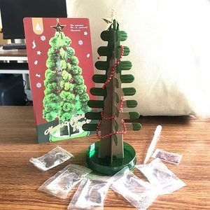 Décorations de festival, jouets amusants à faire soi-même, <span class=keywords><strong>arbre</strong></span> de Noë<span class=keywords><strong>l</strong></span> magique en papier pour enfants, cadeau, <span class=keywords><strong>arbre</strong></span> à cristaux en croissance - Product Image 6