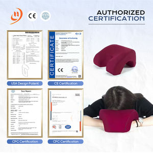 Portable multifonctionnel rebond lent respirant pause déjeuner <span class=keywords><strong>oreiller</strong></span> voyage bureau Table bureau dormir <span class=keywords><strong>oreiller</strong></span> en mousse à mémoire - Product Image 5