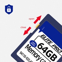 Tarjeta de Memoria SD Zoskala de Alta Velocidad U3 Clase 10 para Monitoreo de Video de Alta Calidad, Gran Capacidad 32g 64g 128g 256g 512g C10 Azul