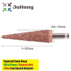 Raspador Cónico de Carburo de 102x25mm, Grano Grueso o Fino, Adaptador para Raspador, Herramienta para Reparación de Neumáticos - Product Image 6