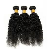 Vente en gros de paquets de cheveux vierges naturels Afro brésiliens crépus bouclés, paquets de cheveux 100% humains, vendeurs de cheveux crus