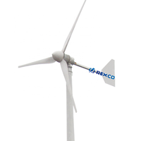 Prix de l'éolienne à bas régime 5kw 10kw 15kw 20kw produits de ventilateur de puissance de l'éolienne à axe horizontal