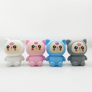 <b>Cute</b> Baby <b>Bear</b> Squishy Toy TPR Flour Stress Relief Sensory Fidget Adorable Rabbit Relaxation Squeeze Toy for Kids - Product Image 3