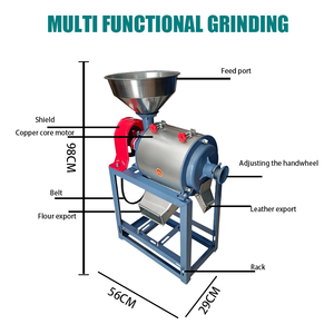 Molinillo <span class=keywords><strong>de</strong></span> grano doméstico <span class=keywords><strong>Precio</strong></span> del fabricante Molino <span class=keywords><strong>de</strong></span> grano eléctrico Molinillo <span class=keywords><strong>de</strong></span> cebada Trituradora <span class=keywords><strong>de</strong></span> <span class=keywords><strong>Malta</strong></span> - Product Image 2