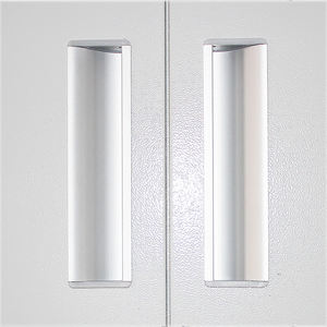 Distribué en Pologne Armoire de classement de bureau à porte en verre avec étagères réglables - Product Image 6