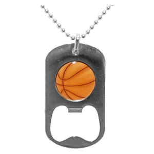 Hadiah Suvenir ukiran logam baja tahan karat Enamel Tag anjing basket - Product Image 2