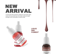 Encre de tatouage pour sourcils, lèvres et yeux Goochie, 18 couleurs, pigments de maquillage permanent