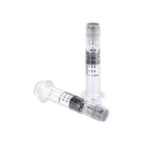 Seringues <span class=keywords><strong>en</strong></span> verre borosilicate de 1 ml avec embout Luer Lock, personnalisables par le fournisseur, emballage DAB - Product Image 1
