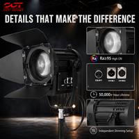 Panel de Luz LED Comercial Leko de 80W, Tipo Spot, con Control DMX, Salida de Alta Fidelidad para Eventos en Vivo, Presentaciones y Salas de Exhibición