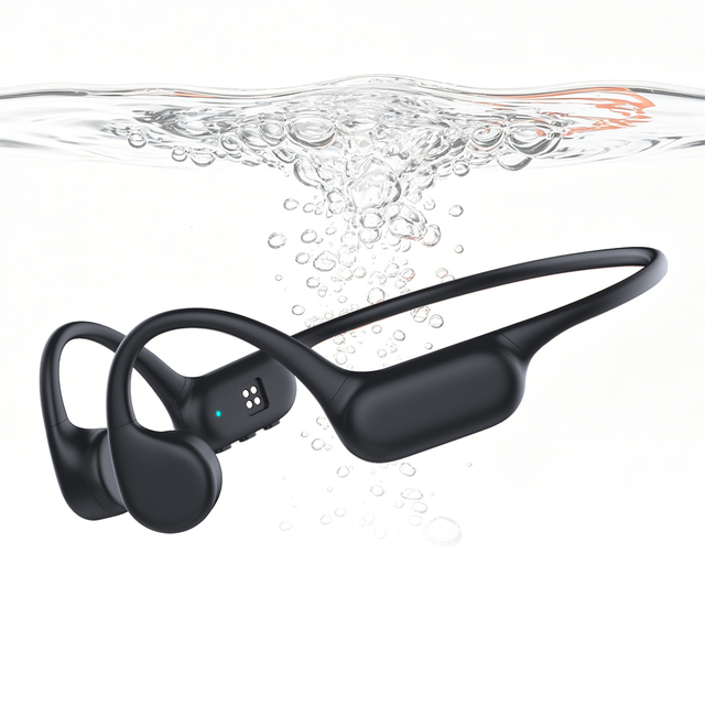 Hot Sales X20 Silicone Neckband Swimming Bone Conduction Sports Headphones Open Ear Headsets BT6.0 Earbuds Wireless Earphones