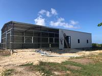 Edificio de estructura de acero de 27.5mx10.5mx5.0m (altura de alero) para almacén, garaje, hangar, taller