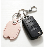 Housse de clé en cuir personnalisée avec logo, étui de protection pour clé de voiture, porte-clés, boucle de remplacement NFC pour clé de voiture, pour femmes et hommes
