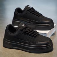 Baskets Chunky Tendance de Luxe pour Hommes – Qualité Supérieure, Design Personnalisé, Style Marche, Noires