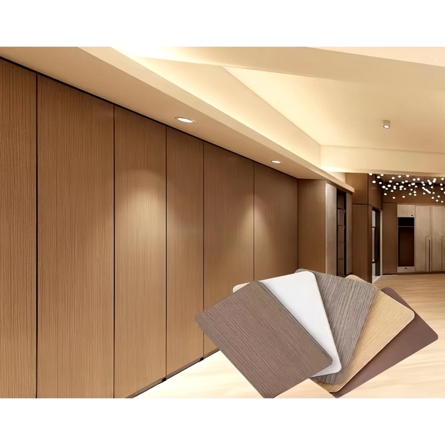 Interior Decoration for Carbon Crystal Wall Panel Sheet Wood Veneer Carbon Crystal Plate Laminas Decorativas