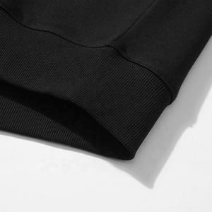 Vente en gros Noir Surdimensionné Hommes Personnalisé Blank Vintage Hoodies - Product Image 5