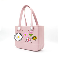 Grensoverschrijdende, populaire cartoon fruit EVA tas met bloemenaccessoires, 3D kralenkettinghanger, octopus, krab, zeester, strand