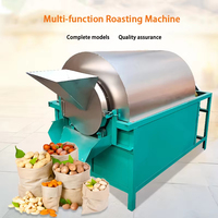 Machine à torréfier les noix commerciale électrique à tambour rotatif, modèle 300, 150 kg/h, pour arachides, sésame, amandes, noix de cajou, graines de soja et céréales