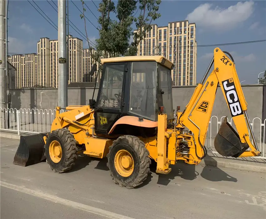 Heures de travail inférieures, chargeur de pelle pelleteuse JCB 2cx 4cx 3dx d'origine à vendre en bon état