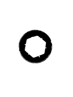 Joint d'étanchéité moulé par compression en caoutchouc avec insert métallique, absorbant les vibrations, en SBR United