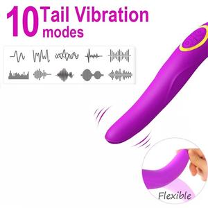 Damen Silikon-Körpermassagegerät Vibrator Kabellose Fernbedienung IPX7 Wasserdicht USB-Aufladbar 10 Frequenzen Erwachsenen-Sexspielzeug - Product Image 6