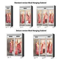 Vitrines réfrigérées pour boucherie commerciale, présentoirs à viande, vitrine de présentation de charcuterie, réfrigérateur de conservation de viande, refroidisseur mural