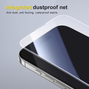Pellicola Protettiva Antistatica ESD 0,55 MM Copertura Totale in <span class=keywords><strong>Vetro</strong></span> Temperato ESD per iPhone 16 16 Pro 16 17 Pro Max 15 Plus - Product Image 5