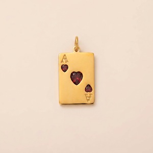 Nuova Collana da Donna con Ciondolo a Tema Poker in Acciaio Inossidabile e Resina Dorata, Catena Personalizzata in Acciaio Inossidabile 18K, Ideale per il Commercio all'Ingrosso - Product Image 5