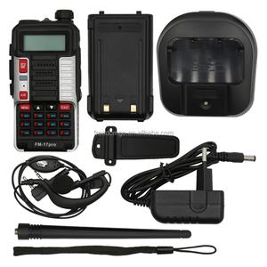 Radio bidirectionnelle portable Freedomgo FM-17PRO OEM/ODM avec écouteurs, talkie-walkie 128 canaux VHF UHF double bande, charge USB, batterie portable - Product Image 5
