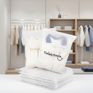 Buste Personalizzate Stampate Opache Ecologiche con Chiusura a Zip in PE per Scarpe, Logo del Brand Personalizzato, <span class=keywords><strong>Spedizione</strong></span> Gratuita - Product Image 1