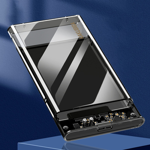 2.5 In USB 3.0 <b>External</b> Hard Drive Enclosure Transparent Plastic Case For SATA HDD <b>SSD</b> - Product Image 5
